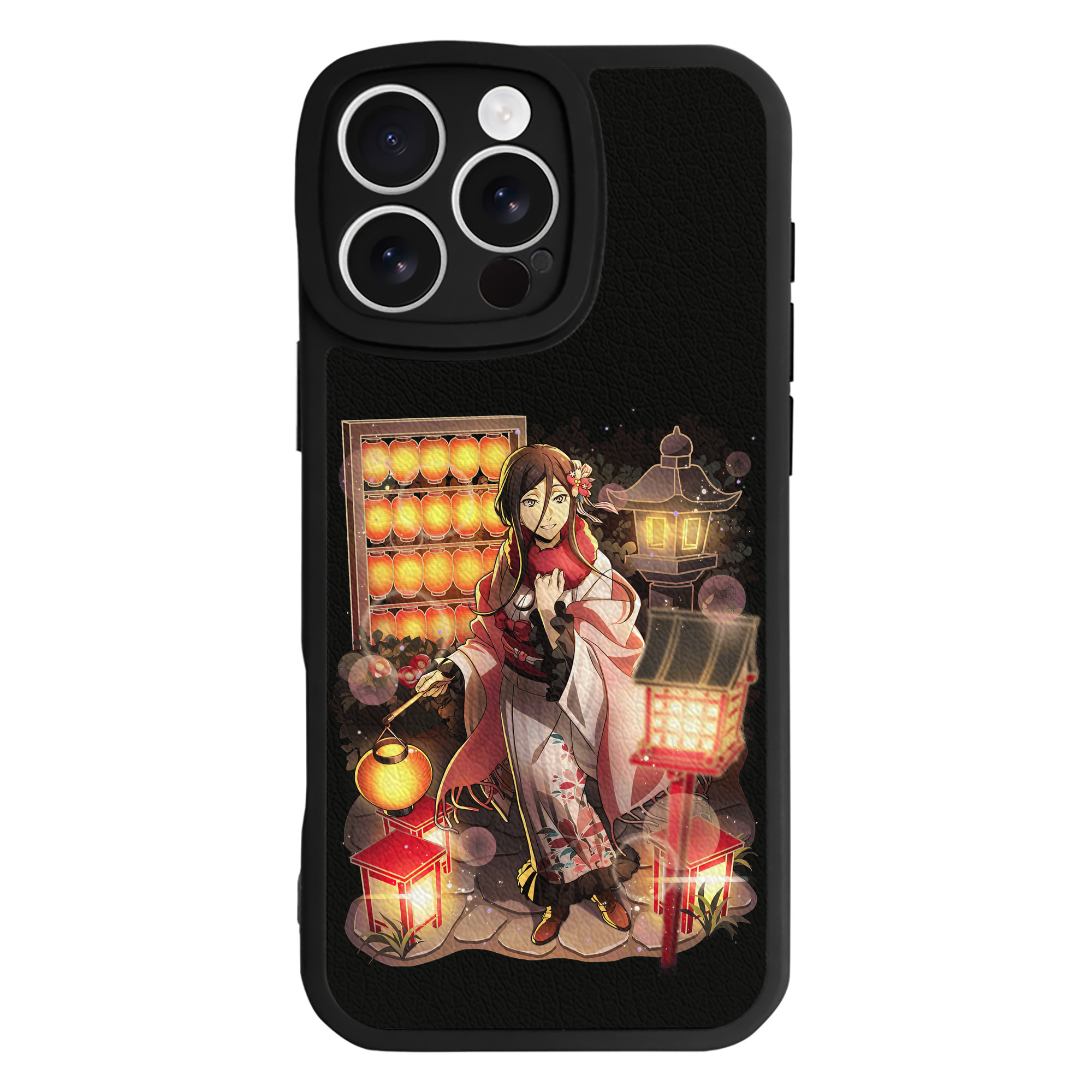 （画像用） 文豪ストレイドッグス Bungo Stray Dogs 【iPhone 16シリーズ対応】シリコンスマホケース（レザー調） 材質：シリコン